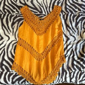 Boho sleeveless top